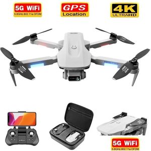 Electric/RC Aircraft F8 GPS Drone 5G HD 4K Camera Professional 2000m Afbeelding Transmissie Borstelloze motor Vouwbare quadcopter RC DRON DH4QM