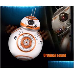 Elektrisch/RC Aircraft Funny Toy Space War Minifig BB8 Figuur Model Smart Robot Dance Spinning Ball Light Kid Star Devastator voor Boy DHBGH