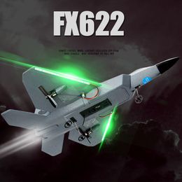 Electric/RC Aircraft FX-622 F22 RC Remote Control Airplane 2.4G afstandsbediening Fighter Fighter Hobby Plane Glider Airplane Epp Foam Toam Toam Toam Toam Kids Gift 230525