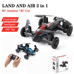 Elektrisch RC Aircraft H103 Landlucht Dual Mode Mini Four Axis Remote Control Aircraft Tumbling Light Drone Children S Toys 230224