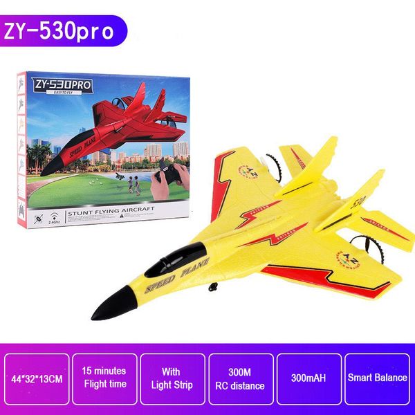 Aircraft électrique / RC MIG-530 RC Plane 2,4 g de planeur avec aile fixe légère jetant Epp mousse MIG 530 RC Airplane Kids Toys Aircraft Gifts de Noël 230712