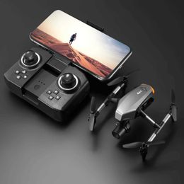 Elektrische/RC-vliegtuigen Mini RC Legering Drone Dubbele camera HD Wifi Fpv Fotografie Opvouwbare Quadcopter XD1 Optische stroom Professionele drones Speelgoed voor jongensL231223