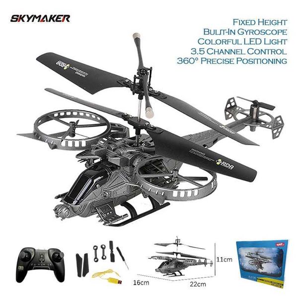 Aircraft électrique / RC Nouveau arrivée YD713 RC Hélicoptère 3.5ch 2,4 g de hauteur fixe Précision Gyroscope Résistance à la chute RC Dronetoys Gift For Kids T240422