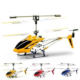 Electric/RC Aircraft Originele Syma S107G Drie-kanaals afstandsbediening Remote Helicopter Anti-Collision Anti-Drop uitgerust met Gyro Alloy Aircraft 220919