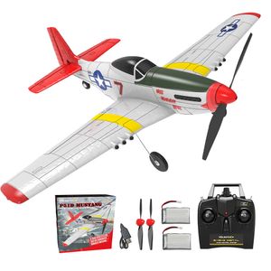 Avion électrique/RC P51D Avion RC One-key Aerobatic 4-Ch RC Avion RTF Mustang Aircraft W/Xpilot Stabilization System 761-5 RTF 230522