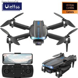 Avión eléctrico / RC Profesional E99 MAX Motor sin escobillas Drone con cámara dual HD WIFI FPV Mini UAV Quadcopter Helicópteros de flujo óptico