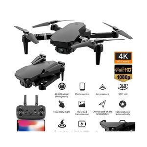 Électrique / Rc Avion Rc Drone Mode Sans Tête 4K Double Caméra Pliage À Distance 1080P Double Quadcopter Hélicoptère Enfants Jouets S70 Pro 22022 Dhcep