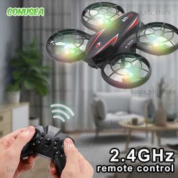 Avion électrique/RC Rc Drone Mini Ufo Jouets Drones Télécommande Hélicoptère Avion Dron Quadcopter Rc Avion Avion Jouet pour GARÇONS Enfants Cadeau T240309