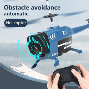 Electric/RC Aircraft Rc Helicopter 3.5Ch 2.5Ch Rc Plane 2.4G Rc Helicopters for Adults Obstacle Avoidance Electric Airplane Flying Toys for Boys 230504