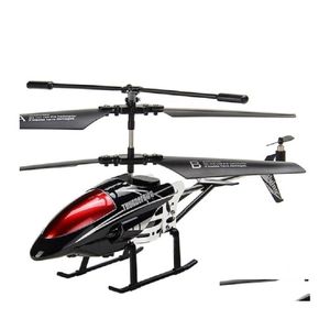 Avion électrique/Rc Rctown hélicoptère 3.5 Ch radiocommandé avec lumière LED Rc enfants cadeau jouets volants incassables modèle 220425 Dr Dhp2X