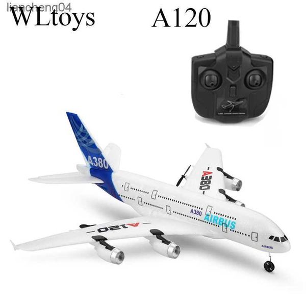 Avion électrique/RC Top WLtoys Airbus A380 avion jouets 2.4G 3Ch RC avion à voilure fixe jouets volants en plein air Drone A120-A380 RC Plane Toys For Adult