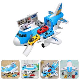 Elektrische RC Vliegtuigen Transport Vliegtuig Gesimuleerde Racewagen Speelgoed Vliegtuigen Voor Kinderen Baby Vliegtuig Jongens Baby Educatief Speelgoed 230616