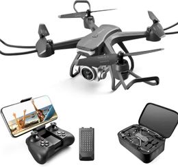 Aeronave eléctrico/RC V14 Cámara de drones aéreos para adultos 1080p 4K HD Cámara dual 2.4g RC Dron FPV HD Control remoto Helicóptero Juguetes para niños Regalos T240428