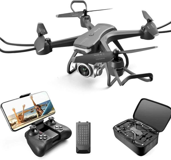 Aircraft électrique / RC V14 Caméra de drone aérien pour les adultes 1080p 4K HD Dual Camera 2.4g RC Dron FPV HD Remote Control Helicopter Kids Toys Cadeaux T240428