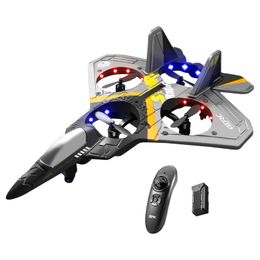 Electric/RC Aircraft V17 RC Remote Control Airplane 2.4G 6CH Remote Control Fighter Hobby Plane Glider Airplane EPP Foam Toam Toy Toy Toy Toy Drone Kids Gift 230324