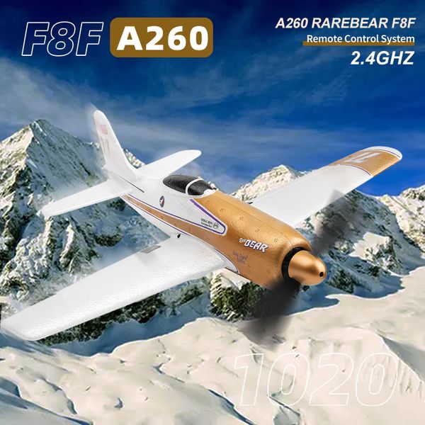 Aviones eléctricos / RC WLtoys A260 RC Airplane 6G / 3D Modle Stunt Plane Six Axis Estabilidad Control remoto Avión RC Aircraft Drone Toys 230525