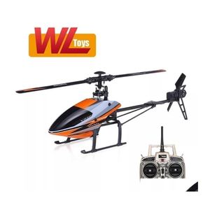 Aviones eléctricos/Rc Wltoys V950 2 4G 6Ch 3D6G 1912 2830Kv Motor sin escobillas Flybarless Rc Helicóptero Rtf Remote C Dhtbl