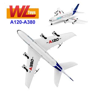 Elektrische/RC Vliegtuigen WLtoys XK A120 Airbus RC Vliegtuigen Drone Speelgoed Jongen Mini Afstandsbediening Quadcopter Model Grote Model Gift 230711