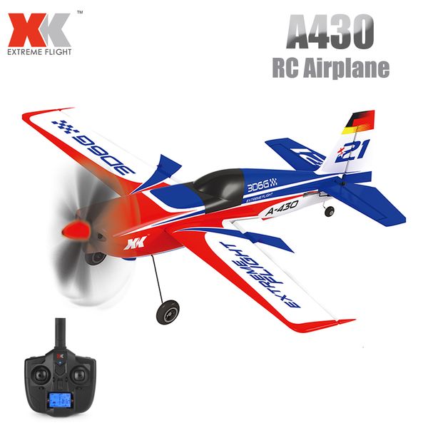 Avion électrique/RC WLtoys XK A430 RC Avion 2.4G 5CH Moteur Brushless Hélicoptère 3D6G Système Avion 430mm Envergure EPS Avion Jouets pour Enfants 230712