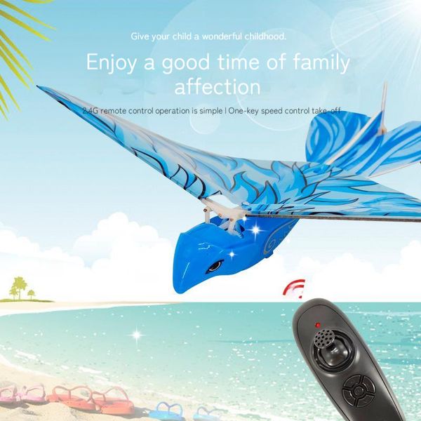 Électrique RC Animaux 2 4ghz Télécommande Bionic Bird Tumbling Vol Interactif Gratuit Électrique Luban Cool Jouets Pour Enfants Cadeau 230503