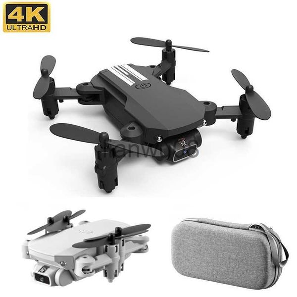 Animaux électriques / RC 2023 Nouveau mini drone 4K 1080P Caméra HD WiFi FPV Pression atmosphérique Maintien d'altitude Noir et gris Pliable Quadcopter RC Dron Toy x0828