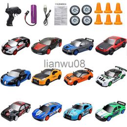 Animaux électriques / RC 24G Télécommande haute vitesse Drift Rc Car 4WD AE86 Modèle GTR Véhicule Voiture RC Jouet Voitures de course Jouet pour enfants Cadeau d'anniversaire x0828