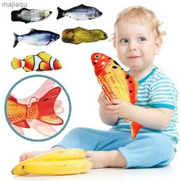 Elektrisch/RC Dieren Baby Elektrisch vis speelgoed Plush gesimuleerd dier elektrisch zwaaiende vissen Pacific kat huisdier speelgoed kinderen volwassen verjaardag cadeau2404