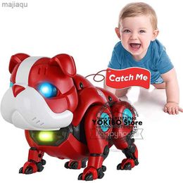 Animaux électriques / RC Baby Music Toys Electronic Walking Sports Machinery chiens Childrens Interactive Toys Control Contrôle Lights Childrens Music Toys 1 2 3L2404