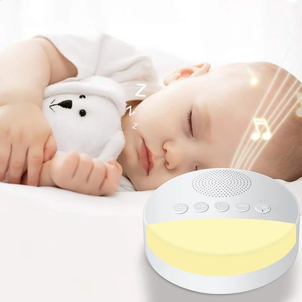 Électrique RC Animaux Bébé Bruit Blanc Machine Enfants Sommeil Son Lecteur Veilleuse Minuterie USB Rechargeable Arrêt Minuté 231116