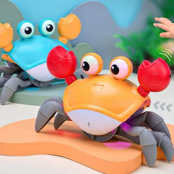 Animaux électriques / RC Crawling Crab Baby Toys avec de la musique LED LED UP MUSICAL TOY
