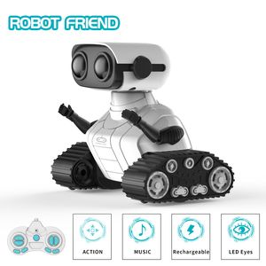 Électrique/RC Animaux Ebo Robot Jouets Rechargeable RC Robot Pour Enfants Garçons Et Filles Télécommande Jouet Avec Musique Et LED Yeux Cadeau Pour Enfants 230808