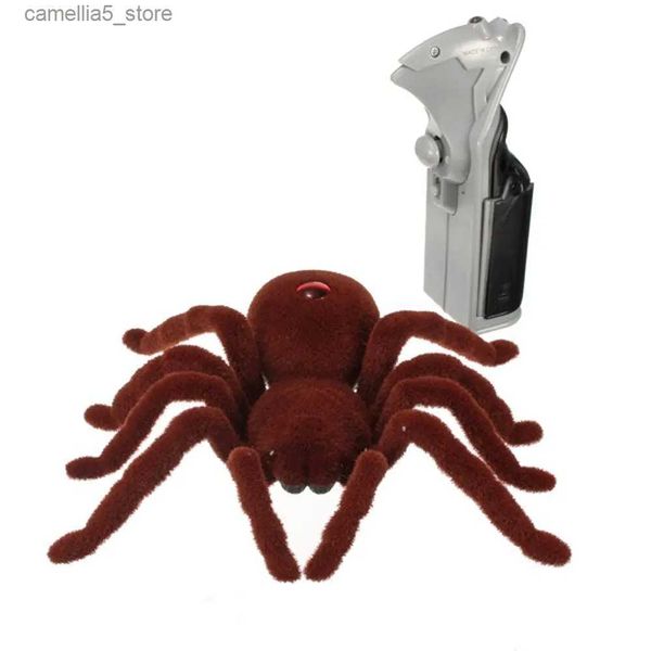 Eléctrico/RC Animales EBOYU Simulación Lindo RC Araña Infrarrojo Control Remoto Vehículo Coche Eléctrico Realista Animal Niños Broma Miedo Juguete Q231114