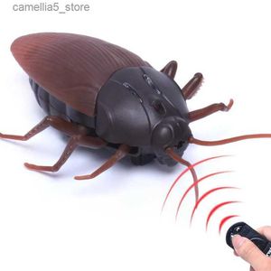 Animaux électriques / RC Simulation drôle Télécommande infrarouge Prank Insect RC Cafard Gag Jouet pour blague Trick Bugs Petit animal araignée Scorpion Abeille Q231114