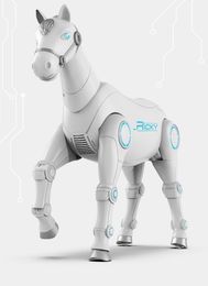 Robot Multifunción Eléctrico/RC Animales Caballo Juguete Inteligente Lámpara Multifuncional Luz Unicornio Detección Táctil Ciencia Juguete Modelo Macchina Telecomandata Niños juguetes