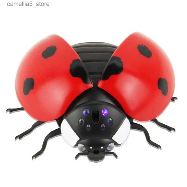 Animaux électriques / RC Télécommande infrarouge Jouets d'insectes animaux Simulation Mouche Abeille Coccinelle RC Blague Insecte Blague Effrayant Trick Jouet Halloween Prank enfants Q231114