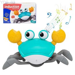 Animaux électriques / RC Toy crabe interactif pour bébé CRING Techno Escape Toys Electronic With Music Toddler Gift YQ240402