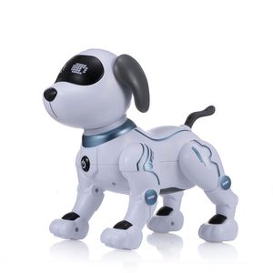 Elektrische RC -dieren Le Neng Toys K16A Robot Dog Elektronische huisdieren Stunt Intelligent Touch Sense Music Song Toy Toy For Kid Birthday Christmas Gift 221122