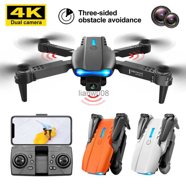 Animaux électriques/RC Nouveau Mini Drone 4K K3 Pro RC Drone Double Caméra WIFI FPV Photographie Aérienne RC Hélicoptère Pliable Quadcopter Dron Télécommande x0828