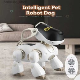 Animaux électriques/RC le plus récent jouet d'apprentissage éducatif télécommande rc robot chien jouet pour animaux de compagnie simulation AI peut chanter parler danser jouer avec l'enfant Q231114