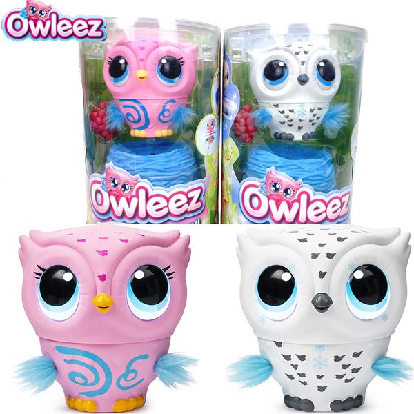 Electric / RC Animals Original Owleez Flying Baby Owl Juguetes interactivos para niños con luces Sonidos Electronic Pet Induction Flight Girls Juguetes Regalos 230414