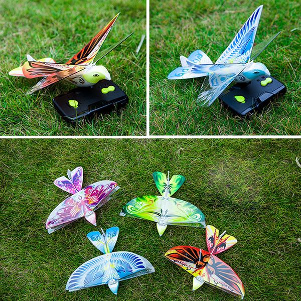 Électrique/RC Animaux RC Oiseau RC Avion 2.4 GHz Télécommande E-Bird Oiseaux Volants Électronique Mini RC Drone Jouets Aile Mobile Quadcopter 230525