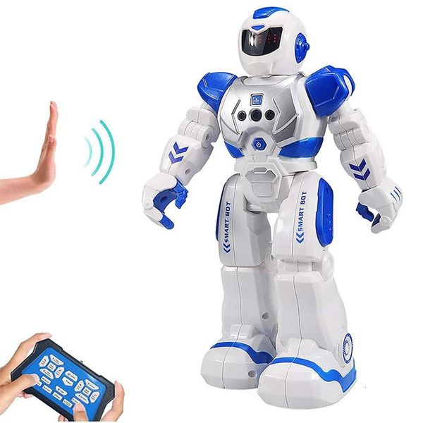 Électrique RC animaux RC Robot Action intelligente marche chant danse Figure geste capteur jouets cadeau pour enfants 231030