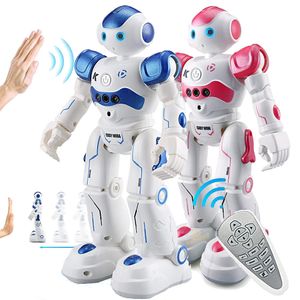 Electric/RC Animals RC Robot Toy Kids Intelligence Geste Sensing Programme de robots télécommandés pour enfants âgés de 3 4 5 6 7 garçons filles cadeau d'anniversaire 230808