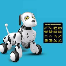 Electric/RC Dieren afstandsbediening Smart Robot Dog Programmeerbaar 2.4G Wireless Kids Toy Intelligent Talking Robot Dog Electronic Pet Kid Gift 230414