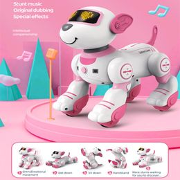 Electric/RC Dieren Robot Dog Stunt Walking Dancing Electric Pet Dogremote Control Magic Pet Dog Toy Intelligent Touch Remote Control 230414
