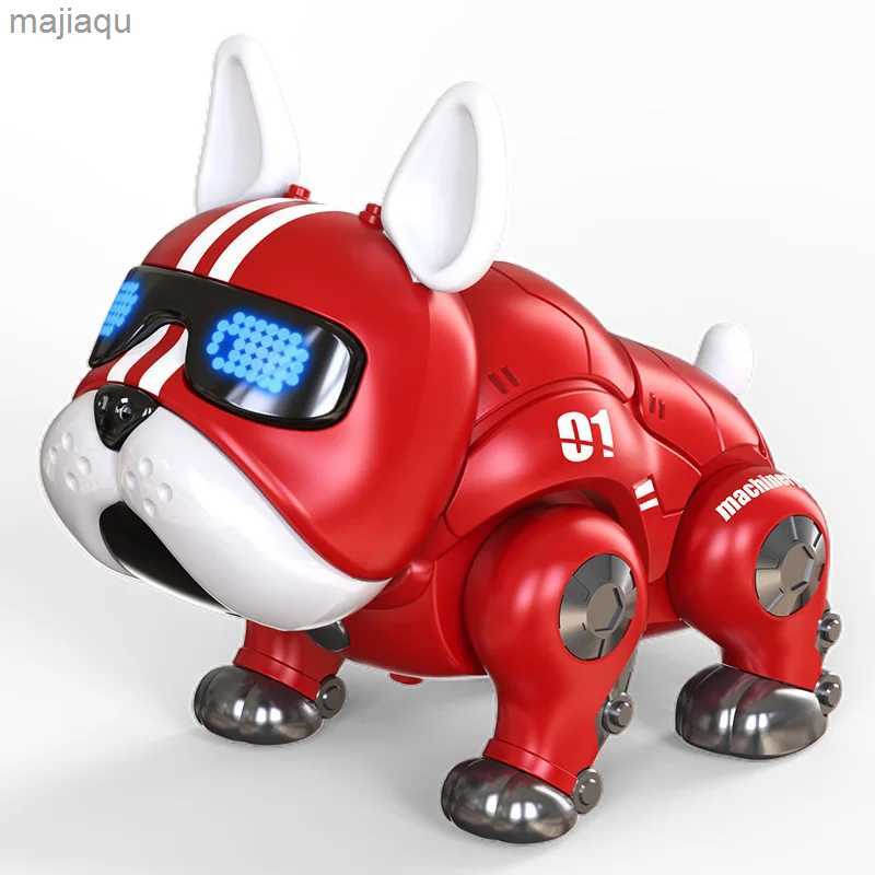Animais elétricos/RC Robô de cachorro violento Cachorro Childrens Intelligent Pet Dog Touch Toy Toy Electron Intelligent Electronic Pet.L2404