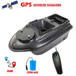 Elektrische RC -boten Vaste snelheid Cruise Lure Vissen Smart Return RC 500m Aas afstandsbediening Fish Finder 2 Hoppers GPS Positionering 230323