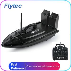 Barcos eléctricos RC Flytec tienda oficial 2011 5 RC Fishfinder barco de alta potencia 2 cebo Bin herramienta de pesca uso prolongado motor Dual 230607