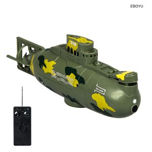 Bateaux électriques/RC ShenQiWei 3311M RC sous-marin 6CH vitesse radio télécommande sous-marin électrique Mini RC bateau enfants enfants cadeau jouet 230724