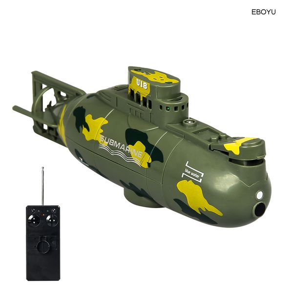 Bateaux électriques/RC ShenQiWei 3311M RC sous-marin 6CH vitesse radio télécommande sous-marin électrique Mini RC bateau enfants enfants cadeau jouet 230629